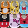 Saliva towel cartoon waterproof bib, baby bib, multi-color pattern, street stall bag, edge guard, super soft for spitting up milk Specification image